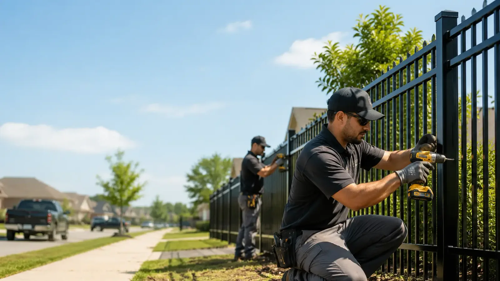 Metal Fence Installation in Dunfermline, IL